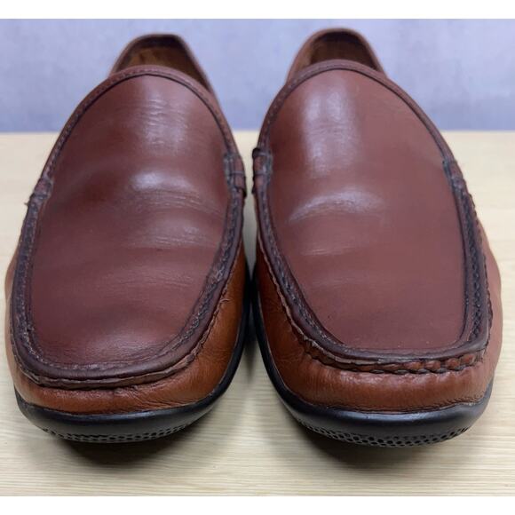 Allen Edmonds Mens Conway 5989 Brown Leather Penny Loafer Dress Shoes Size 11D - Picture 3 of 8